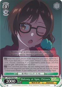 Balcony at 9pm, Chizuru - Rent-A-Girlfriend - Weiss Schwarz card