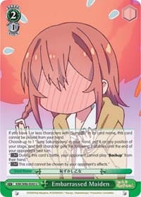 Embarrassed Maiden - Rent-A-Girlfriend - Weiss Schwarz card