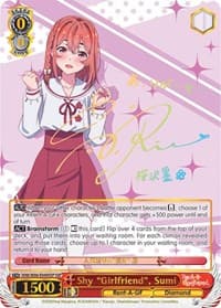 Shy "Girlfriend", Sumi (SSP) - Rent-A-Girlfriend - Weiss Schwarz card