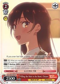 Filling the Hole in the Heart, Chizuru - Rent-A-Girlfriend - Weiss Schwarz card