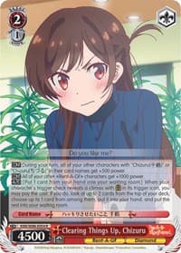 Clearing Things Up, Chizuru - Rent-A-Girlfriend - Weiss Schwarz card