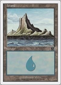 Island (335) - Classic Sixth Edition - Magic: The Gathering card