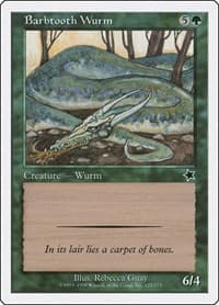 Barbtooth Wurm - Starter 1999 - Magic: The Gathering card