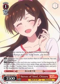 Nerves of Steel, Chizuru - Rent-A-Girlfriend - Weiss Schwarz card