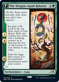 The Dragon-Kami Reborn - Kamigawa: Neon Dynasty - Magic: The Gathering card