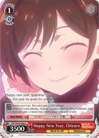 Happy New Year, Chizuru - Rent-A-Girlfriend - Weiss Schwarz card