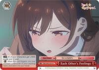 Each Other's Feelings - Rent-A-Girlfriend - Weiss Schwarz card
