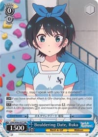 Bouldering Date, Ruka - Rent-A-Girlfriend - Weiss Schwarz card