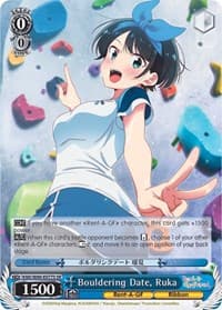 Bouldering Date, Ruka (SR) - Rent-A-Girlfriend - Weiss Schwarz card