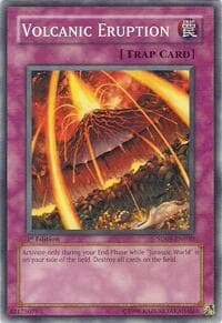 Volcanic Eruption - Structure Deck: Dinosaur's Rage - YuGiOh card
