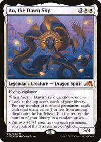 Ao, the Dawn Sky - Kamigawa: Neon Dynasty - Magic: The Gathering card