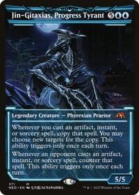 Jin-Gitaxias, Progress Tyrant (Showcase) - Kamigawa: Neon Dynasty - Magic: The Gathering card