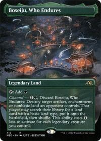 Boseiju, Who Endures (Borderless) - Kamigawa: Neon Dynasty - Magic: The Gathering card
