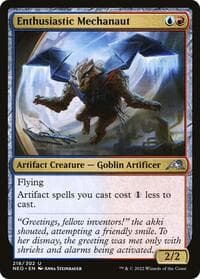 Enthusiastic Mechanaut - Kamigawa: Neon Dynasty - Magic: The Gathering card