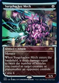 Surgehacker Mech (Showcase) - Kamigawa: Neon Dynasty - Magic: The Gathering card