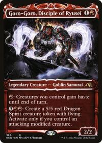 Goro-Goro, Disciple of Ryusei (Showcase) - Kamigawa: Neon Dynasty - Magic: The Gathering card