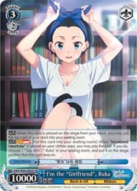 I'm the "Girlfriend", Ruka (SR) - Rent-A-Girlfriend - Weiss Schwarz card