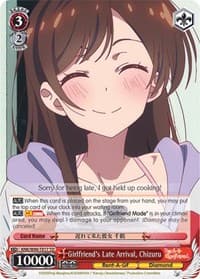 Girlfriend's Late Arrival, Chizuru - Rent-A-Girlfriend - Weiss Schwarz card