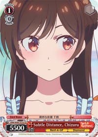 Subtle Distance, Chizuru - Rent-A-Girlfriend - Weiss Schwarz card