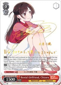 Rental Girlfriend, Chizuru (SP) - Rent-A-Girlfriend - Weiss Schwarz card