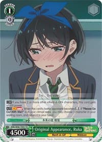 Original Appearance, Ruka - Rent-A-Girlfriend - Weiss Schwarz card