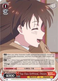 Top-Class Girlfriend, Chizuru - Rent-A-Girlfriend - Weiss Schwarz card