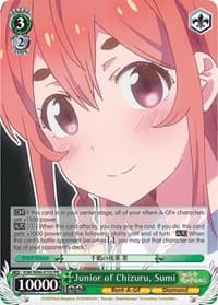 Junior of Chizuru, Sumi - Rent-A-Girlfriend - Weiss Schwarz card