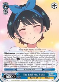 The Real Me, Ruka - Rent-A-Girlfriend - Weiss Schwarz card