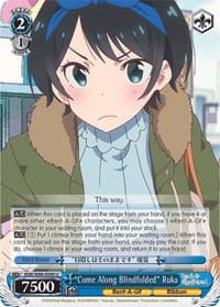"Come Along Blindfolded" Ruka - Rent-A-Girlfriend - Weiss Schwarz card