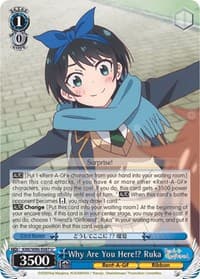 Why Are You Here!? Ruka - Rent-A-Girlfriend - Weiss Schwarz card