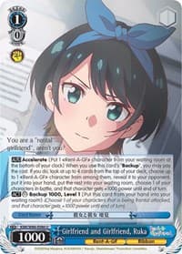 Girlfriend and Girlfriend, Ruka - Rent-A-Girlfriend - Weiss Schwarz card