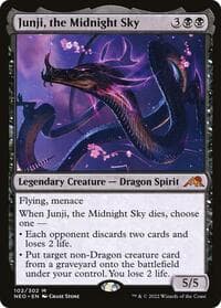 Junji, the Midnight Sky - Kamigawa: Neon Dynasty - Magic: The Gathering card