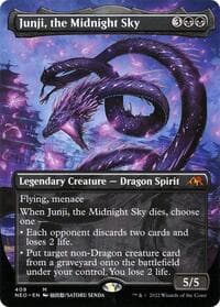 Junji, the Midnight Sky (Borderless) - Kamigawa: Neon Dynasty - Magic: The Gathering card