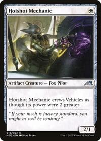 Hotshot Mechanic - Kamigawa: Neon Dynasty - Magic: The Gathering card