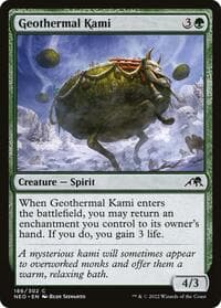 Geothermal Kami - Kamigawa: Neon Dynasty - Magic: The Gathering card
