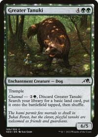 Greater Tanuki - Kamigawa: Neon Dynasty - Magic: The Gathering card