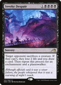 Invoke Despair - Kamigawa: Neon Dynasty - Magic: The Gathering card