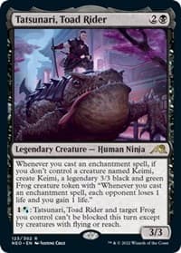 Tatsunari, Toad Rider - Kamigawa: Neon Dynasty - Magic: The Gathering card