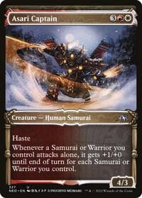 Asari Captain (Showcase) - Kamigawa: Neon Dynasty - Magic: The Gathering card