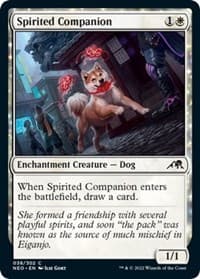 Spirited Companion - Kamigawa: Neon Dynasty - Magic: The Gathering card