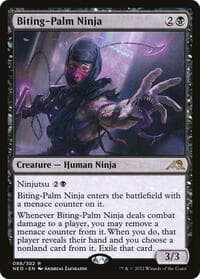 Biting-Palm Ninja - Kamigawa: Neon Dynasty - Magic: The Gathering card