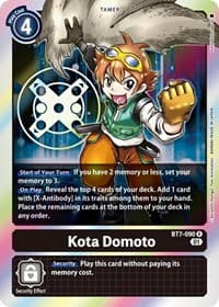 Kota Domoto - Next Adventure - Digimon Card Game card