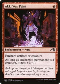 Akki War Paint - Kamigawa: Neon Dynasty - Magic: The Gathering card