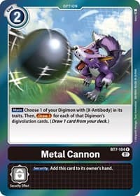 Metal Cannon - Next Adventure - Digimon Card Game card
