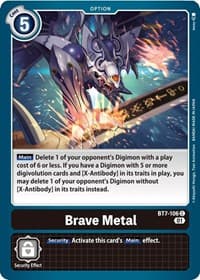 Brave Metal - Next Adventure - Digimon Card Game card