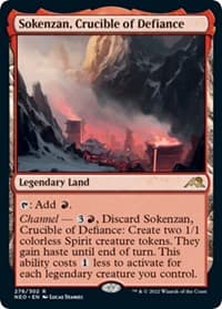 Sokenzan, Crucible of Defiance - Kamigawa: Neon Dynasty - Magic: The Gathering card