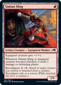 Simian Sling - Kamigawa: Neon Dynasty - Magic: The Gathering card