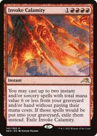 Invoke Calamity - Kamigawa: Neon Dynasty - Magic: The Gathering card