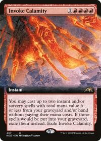 Invoke Calamity (Extended Art) - Kamigawa: Neon Dynasty - Magic: The Gathering card
