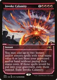 Invoke Calamity (Showcase) - Kamigawa: Neon Dynasty - Magic: The Gathering card